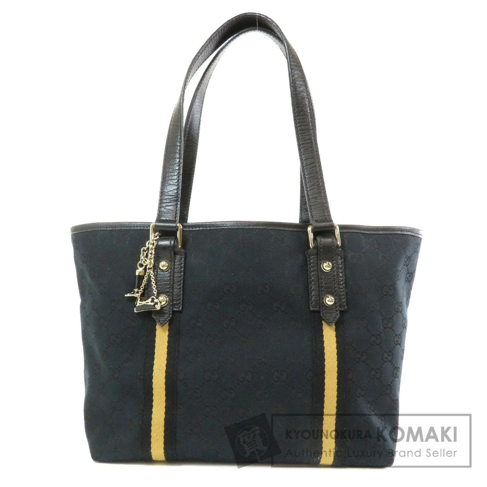 Gucci GG Charm Tote Bag Canvas